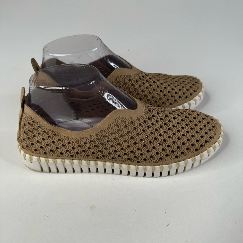 Ilse Jacobsen Tan Tulip‎ Slip On Shoes Size 38